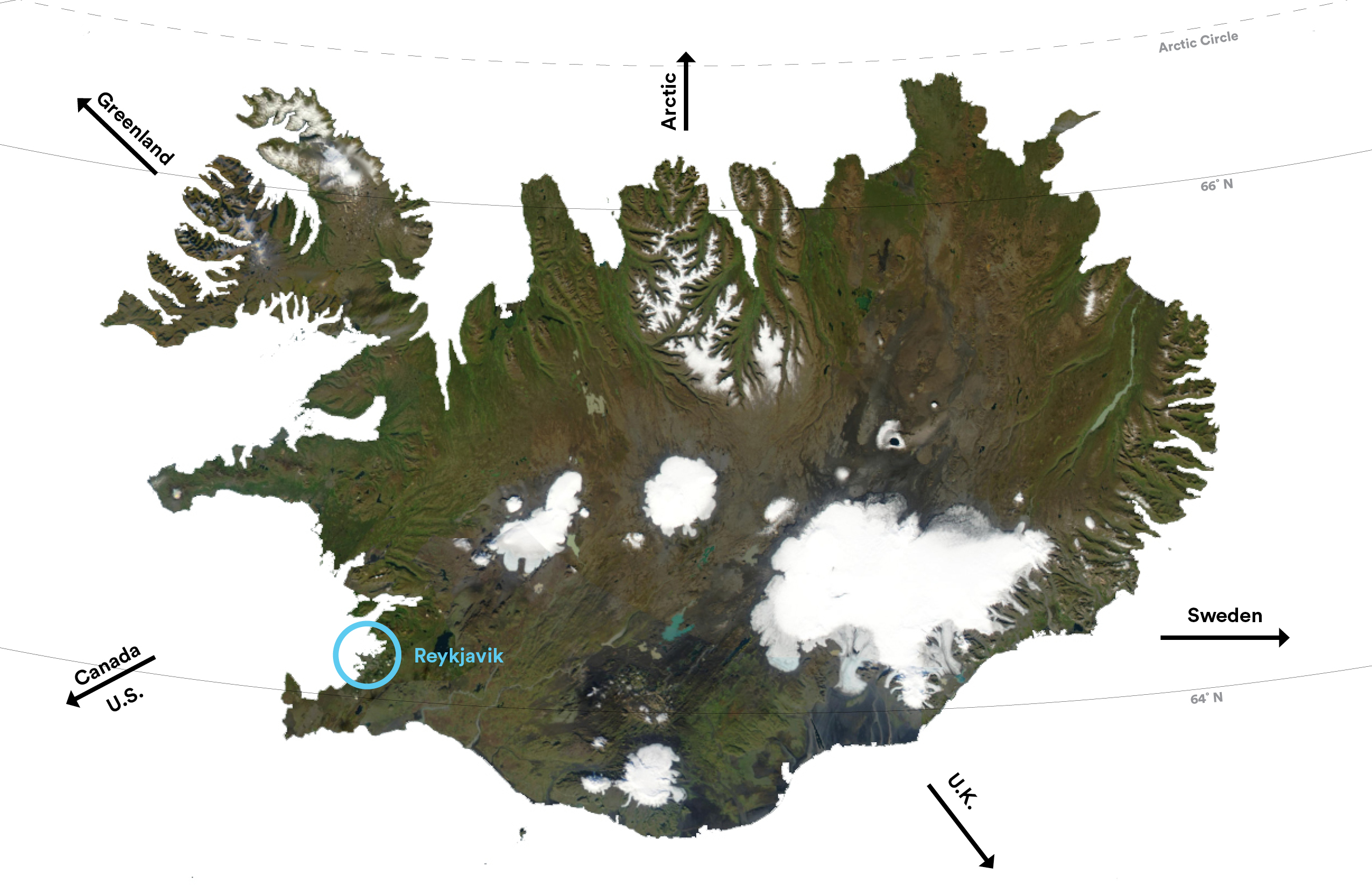 ICELAND MAP